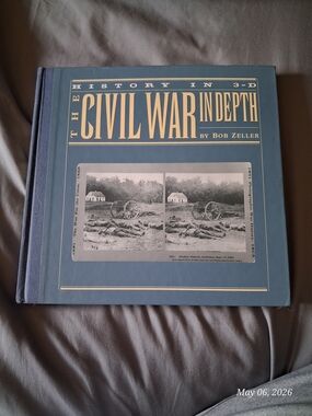 Chronicle Books Blue and Gold "The Civil War in Depth" Hardcover Book